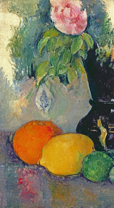 Flowers and Fruits by Paul Cézanne